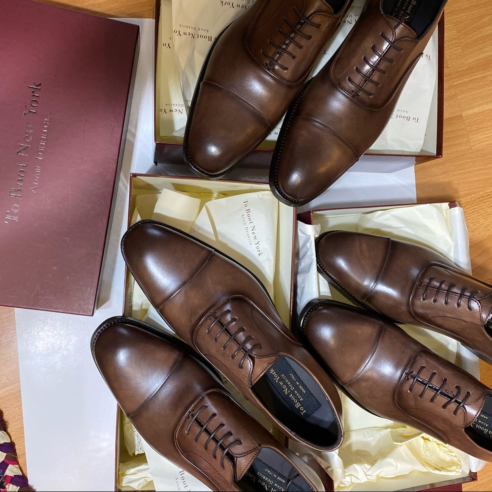 To Boot New York Brown Leather Men's Oxford - Picture 7 of 8